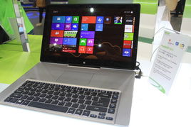 Acer展臺(tái)觸控產(chǎn)品亮相Computex 2013 指尖上的科技變革
